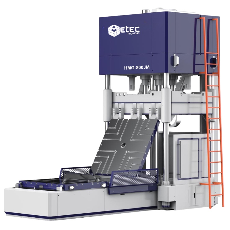 Prensa Hidráulica Ajuste de Moldes ETEC HMG-800JM