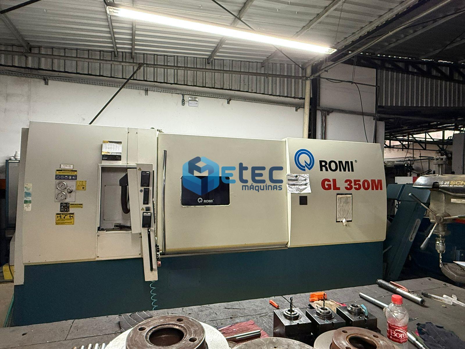 Torno CNC Romi GL350M - Ferramentas Acionadas